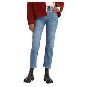 Levi's Wedgie Straight Fit Women's Jeans in Love in the Mist- Size 27